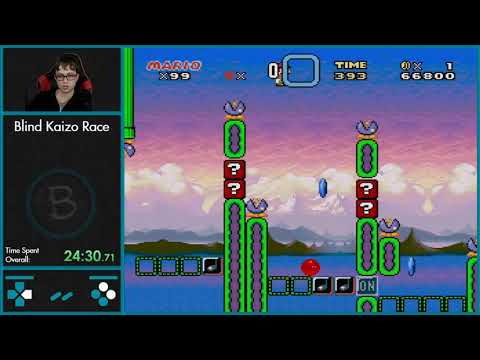 SMW Blind Kaizo Race Week 84 - Bob-ombs Land by Yagami