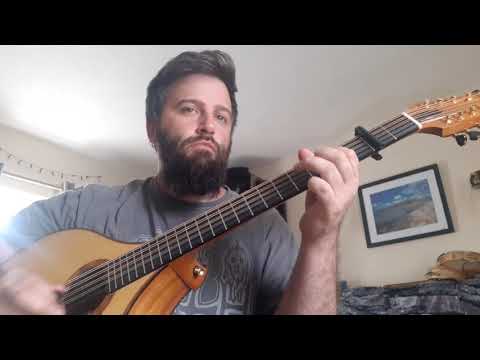 Irish bouzouki melody playing