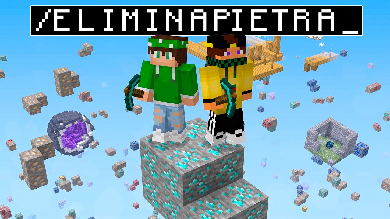 MINECRAFT MA OGNI SECONDO UN BLOCCO VIENE ELIMINATO @Nico.