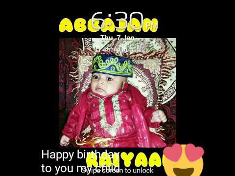 Raiyaan Birthday