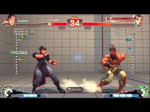 Daigo Umehara (Ryu) vs TendedPompano6 (Chun Li) - AE 2012 Match *720p*