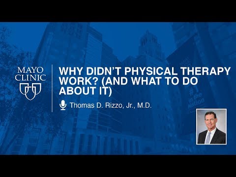 Por que a fisioterapia não funcionou? (e o que fazer a respeito) por Thomas D. Rizzo, Jr., MD | Visualização