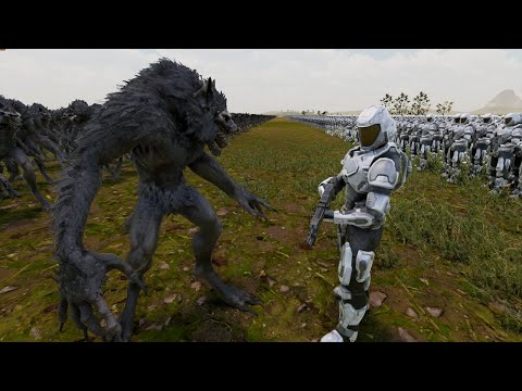 100.000 WEREWOLVES VS STAR WARS SOLDIERS - ULTIMATE EPIC BATTLE SIMULATOR 2 - UEBS