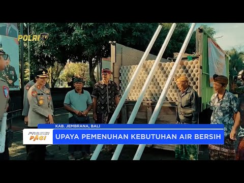 POLDA BALI SERAHKAN BANTUAN PIPANISASI, JAMIN AKSES AIR BERSIH RATUSAN KK DI JEMBRANA