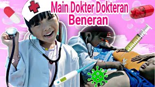 Download lagu Dokter dokteran Ambulance 💖drama parodi squid game 💖 mengobati abang sakit💖 mainan anak perempuan mp3