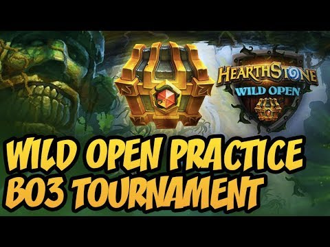 Control's Wild Open Practice BO3 Tournament | Hearthstone