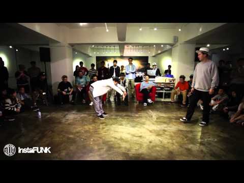 InstaFUNK 2015 Popping & Locking Battle - LOUIS vs CrazyHo - Popping Best 16