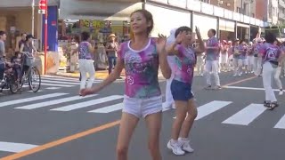 【4K】C09　エスコーラ・ヂ・サンバ・サウーヂ　浅草サンバカーニバル  第2回 エンサイオテクニコ 第42回 千束通り納涼大会　20183