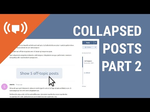 Flarum Live Coding Collapsed Posts Part 2