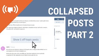 Flarum live coding - Collapsed posts part 2