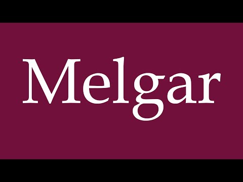How to Pronounce ''Melgar'' Correctly in German