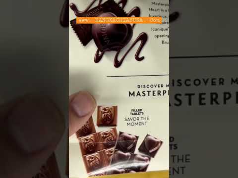 Godiva Masterpieces, Dark Chocolate Ganache Hearts, Set of 6, 4.9 oz. each