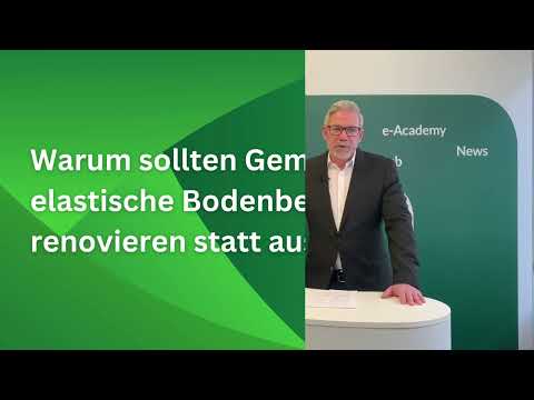 Expertentalk "Was Gemeinden bei ihren Böden und Bodenbelägen beachten sollten" mit Bona