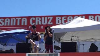 Chris Rene &amp; Gina Rene performing "We're Still Here" at the Santa Cruz Beach Boardwalk 9/20/15