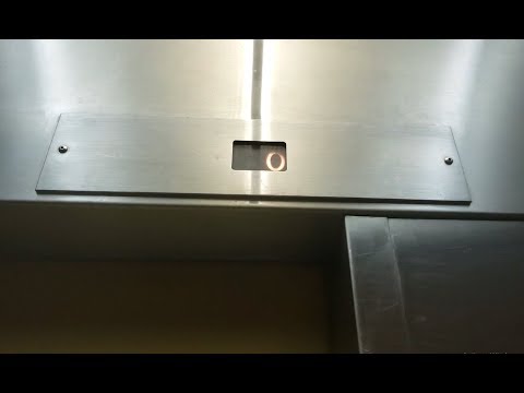 Vintage 1978 Dover Traction Elevators at an apartment building - Vancouver BC