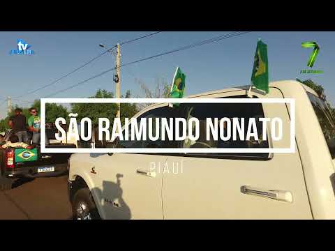 BOLSONARO RECEBE GRANDE APOIO EM SÃO RAIMUNDO NONATO-PIAUÍ.