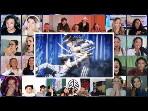 Attack on Titan Season 3 episode 7 Mega Reaction Mashup  | 進撃の巨人  | Shingeki no Kyojin