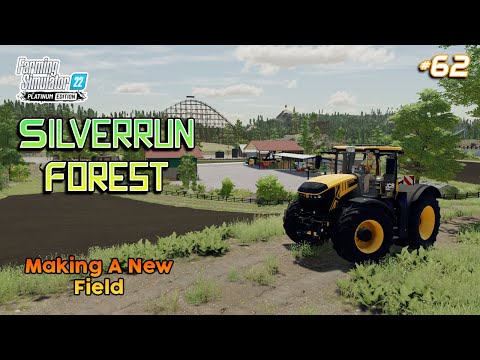 Making New Field, Spreading Lime For pH Stabilizing - Ep.62 - #silverrunforest #farmingsimulator22