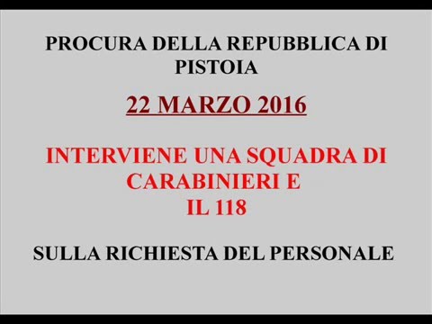 Carabinieri di Pistoia spaventati 1
