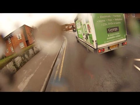 EJ12TSZ - Close, Fast MGIF Right Into The Back Of A Queue