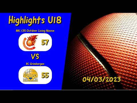 U18 BBC CSS Outdoor Living Ninove - BC Grimbergen (recap)