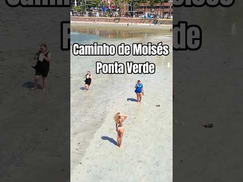 #praia Caminho de Moisés na praia da Ponta Verde, Maceió,  Alagoas.