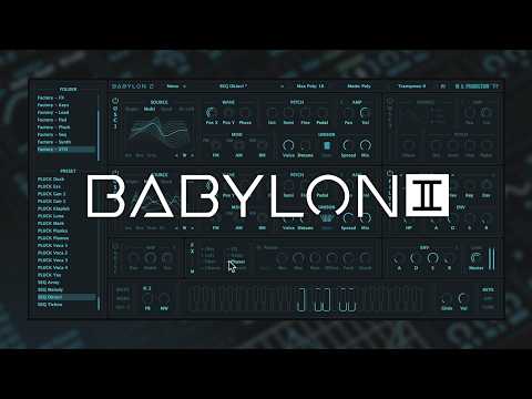Babylon 2 - Ultimate Wavetable Synthesis (VST / AU / AAX)