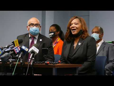 Press conference after two children killed in Trenton