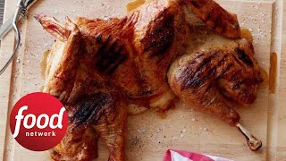 Spatchcocked Grilled Turkey | Food Network