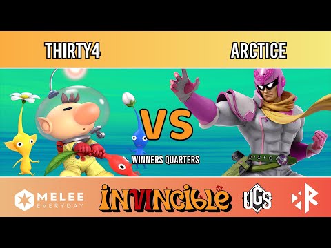 Invincible VI - Winners Quarters - thirty4(Olimar) Vs. Arctice(Captain Falcon)