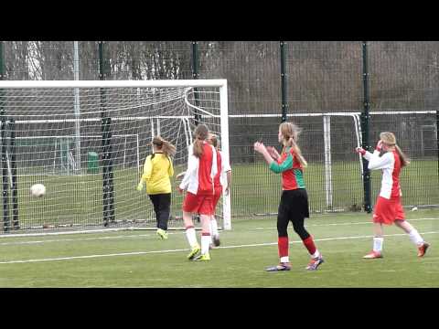 Zuidvogels MC1 - IJsselmeervogels MC1 - 01-02-2014 (Goal Isabelle - over de keeper)