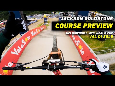GoPro: Jackson Goldstone's Course Preview in VAL DI SOLE | 2023 UCI Downhill MTB World Cup