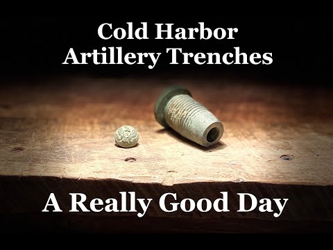 Relic Hunting Cold Harbor Artillery Trenches - What can be found 160 years later if you dig deep!