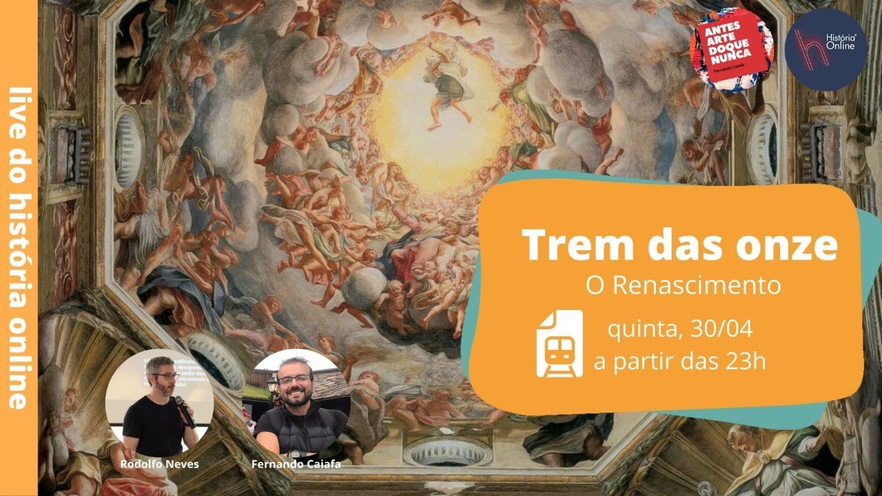 O Renascimento Cultural - live do dia 30/04/2020