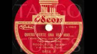 Rodolfo Biagi "Quiero Verte Una Vez Más"