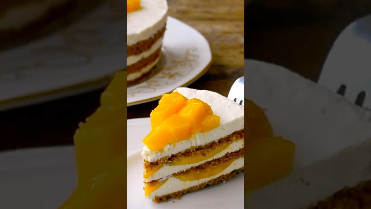 Mango Float | No-Bake Mango Graham Icebox Cake 🥭✨