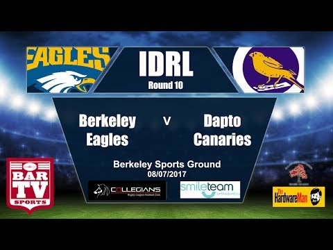 2017 IDRL Round 10 Full Match Replay -Berkeley Eagles Vs Dapto Canaries