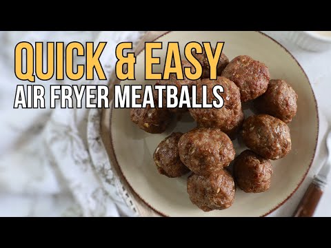 How to Make Air Fryer Meatballs From Scratch