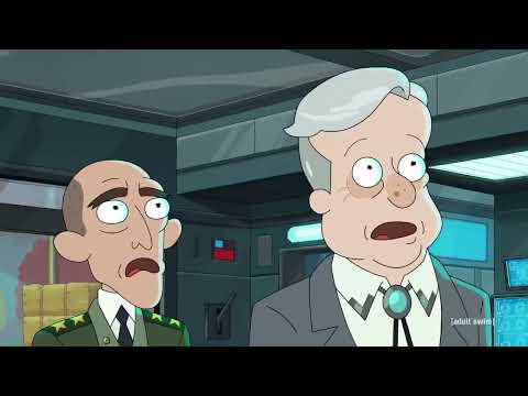 A Turkey becomes the President Rick and Morty Season 5 Episode 6