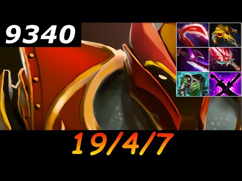 Dota 2 Dragon Knight 9340 MMR 19/4/7 (Kills/Deaths/Assists) Ranked Full Gameplay