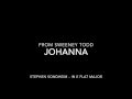 Johanna from Sweeney Todd accomp track in Eb major