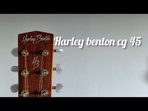 Review cheapest acoustic// harley benton cg 45