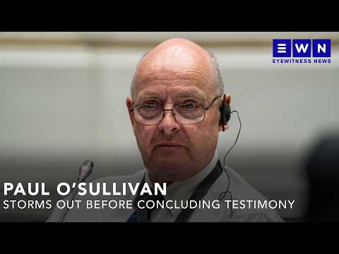 Paul O’Sullivan walks out on MPs before concluding testimony