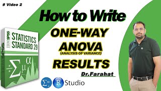 One-Way ANOVA Interpretation: How to Write Up Results for Thesis & Research