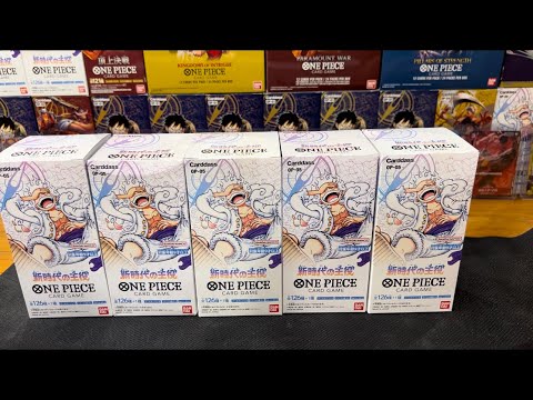 One piece TCG - 5 BOX OP05 NEW ERA (Japanese) opening! Pulled some amazing Alt art cards!!!!