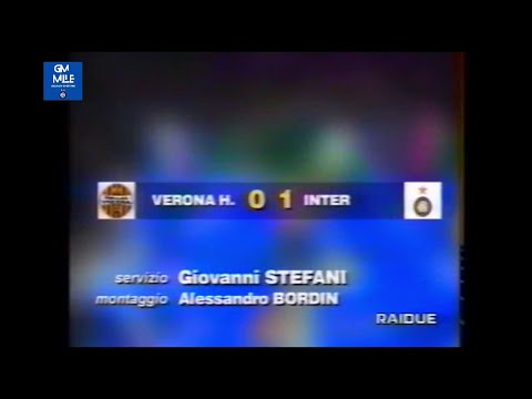 1996-97 (8^ - 03-11-1996) Verona-INTER 0-1 [J.Zanetti] Servizio DomenicaSprint Rai2