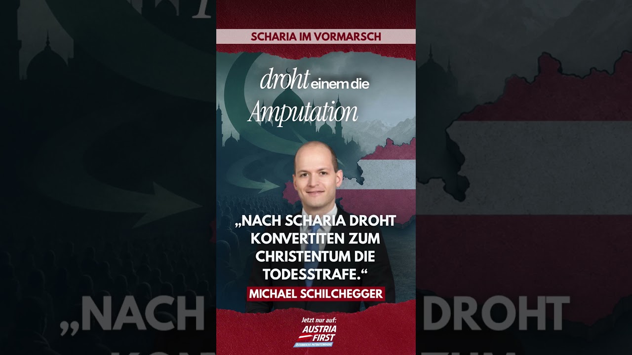 Nach Scharia droht Konvertiten zum Christentum die Todesstrafe! - Michael Schilchegger