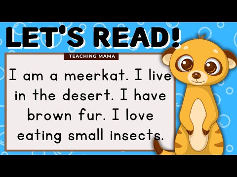 LET'S READ | ANIMAL SENTENCES.