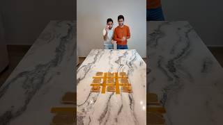 Tic Tac Toe ❌⭕️ #sisomosgemelos #pingpong #challenge #reto #tictactoe