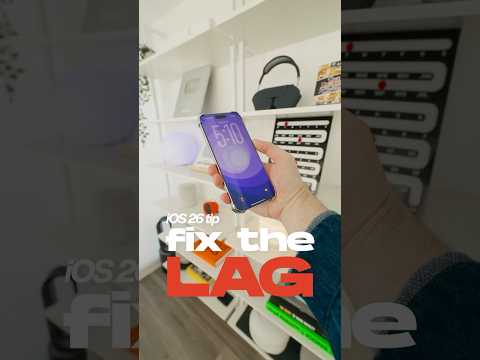 iOS 26 Tip: Fix The "LAG"